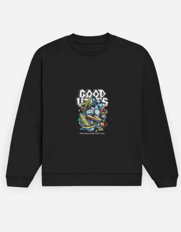 Printed Sweatshirt with all Color and Size Variants