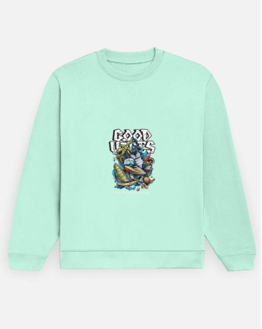 Printed Sweatshirt with all Color and Size Variants