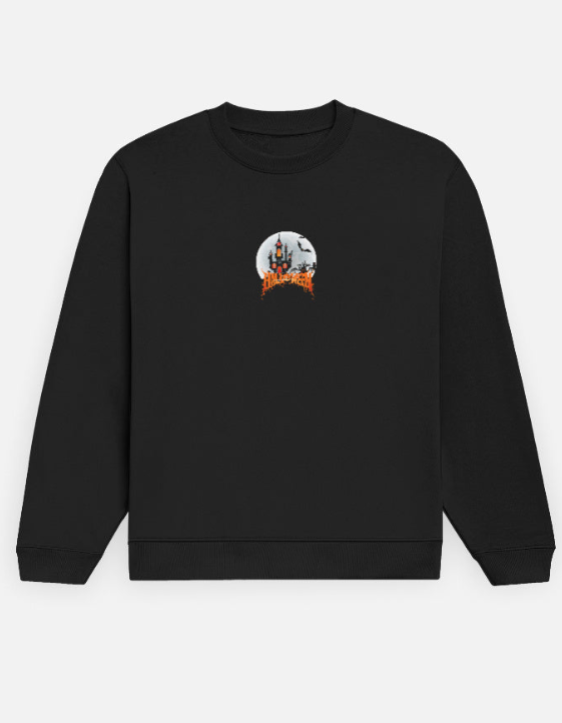 Black Halloween Addition Sweatshirt