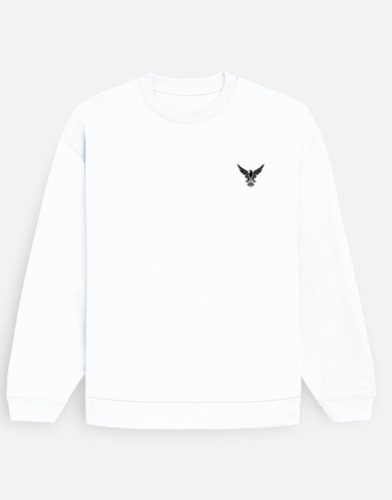 Plain Sweatshirt (White Color) with all Color and Size Variants